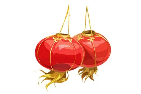 Chinese traditional lantern Stock Illustration