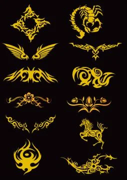 Chinese Vector Elements 스톡 일러스트