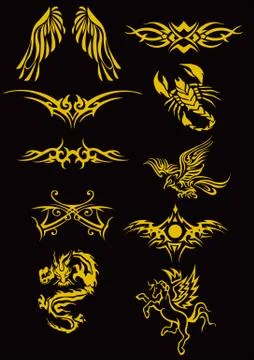 Chinese Vector Elements Stock Illustration