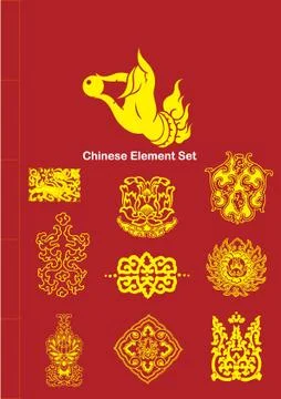 Chinese Vector Elements Stock Illustration