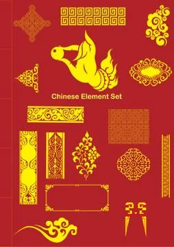 Chinese Vector Elements Stock Illustration