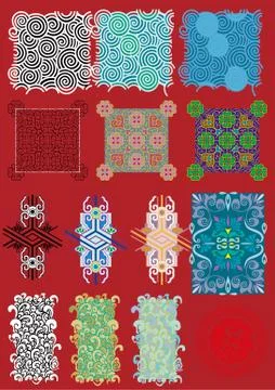 Chinese Vector Elements Stock Illustration