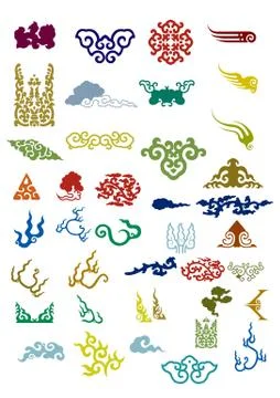 Chinese Vector Elements Stock Illustration