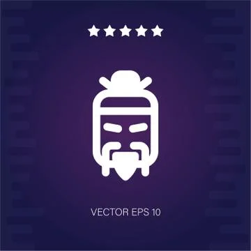 Chinese vector icon Stock Illustration