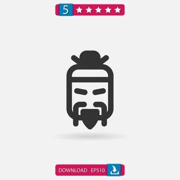 Chinese vector icon Stock Illustration