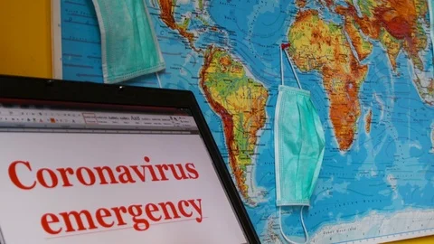 Chinese virus emergency Video stock 126238432