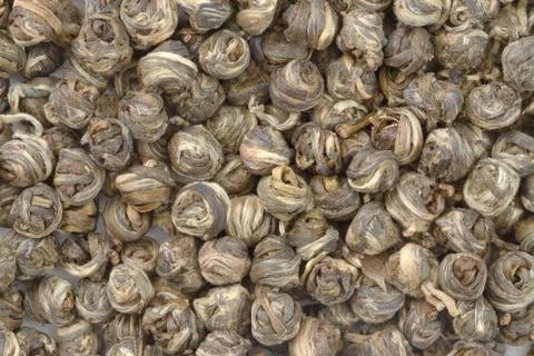 Chinese white tea as background Stock Photos