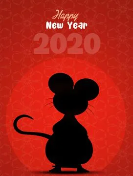 Chinese Year of the rat Stock Illustration