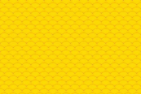 Chinese yellow gold seamless pattern dragon fish scales simple seamless pat.. Illustrazione stock
