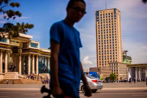 Chinggis Square Stock Photos