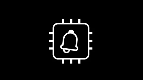 Chip Bell Notification Stock Footage 334461835