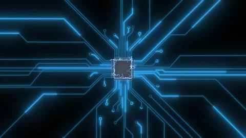 Chip blue Stock Footage 251380483