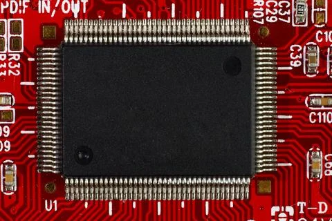 Chip on the board Stock Photos