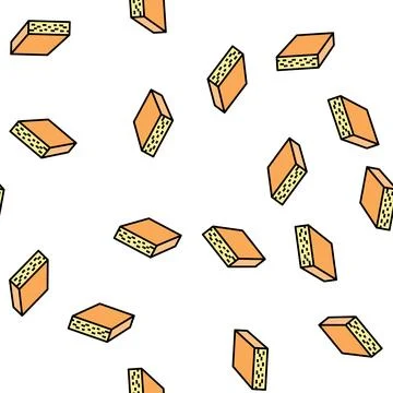 Chip board vector seamless pattern Stock Illustration