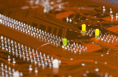 Chip component chip component of the computer unit Copyright: xZoonar.com/... Stock Photos