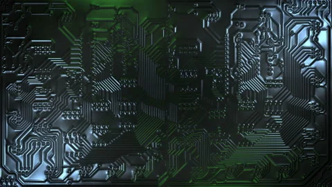 Chip. Computer board background animation. Stock Footage 160858082