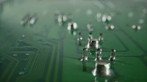 Chip computer technology Stock Footage 166956217