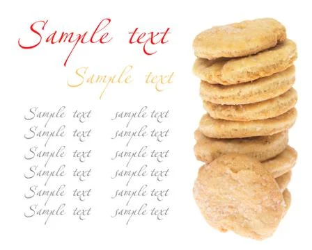 Chip cookie isolated on white background Stock Illustration