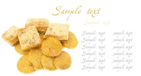 Chip cookie isolated on white background 스톡 일러스트