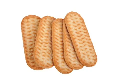 Chip cookie isolated on white background Foto stock