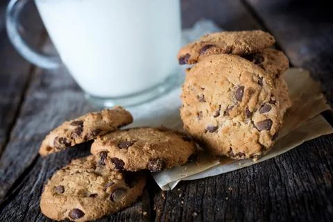 Chip cookies Foto stock