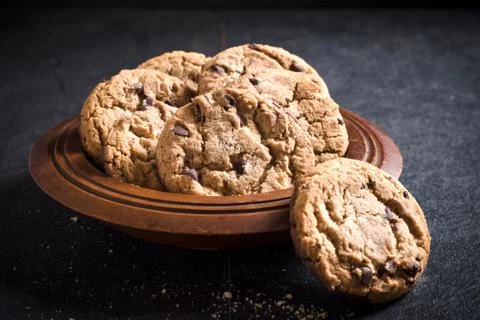 Chip cookies Stock Photos