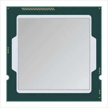 Chip CPU design. Perfect for illustrating concepts related to programming 스톡 일러스트