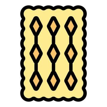 Chip cracker icon vector flat イラスト素材