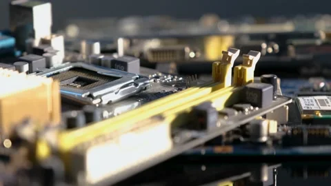 The Chip Crisis, The World's Big Problem Video stock 219739907