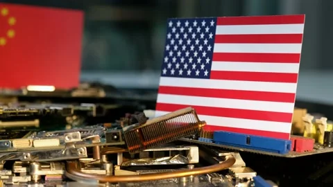 The Chip Crisis, The World's Big Problem 動画素材 219750658