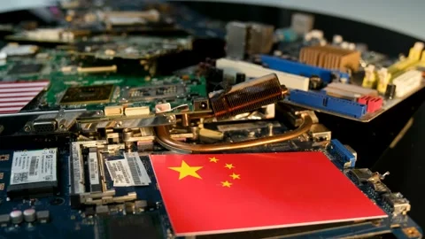 The Chip Crisis, The World's Big Problem 動画素材 219752710