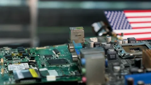 The Chip Crisis, The World's Big Problem Video stock 219781782