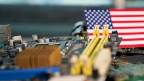 The Chip Crisis, The World's Big Problem 動画素材 219800213