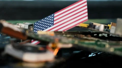 The Chip Crisis, The World's Big Problem 動画素材 219802716