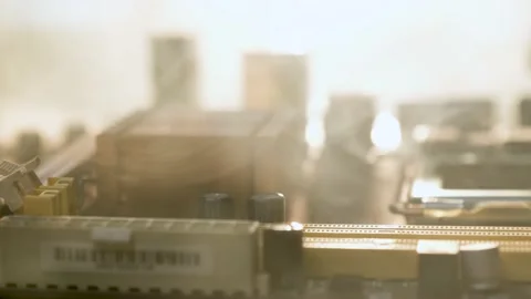 The Chip Crisis, The World's Big Problem 動画素材 219809825