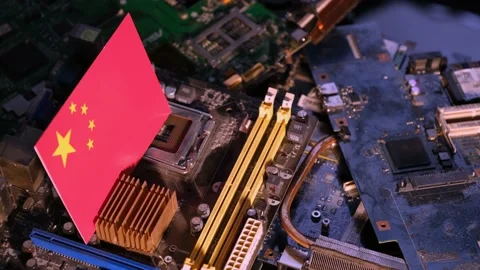 The Chip Crisis, The World's Big Problem 動画素材 219922092