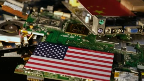 The Chip Crisis, The World's Big Problem 動画素材 219923152