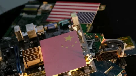 The Chip Crisis, The World's Big Problem 動画素材 219923444