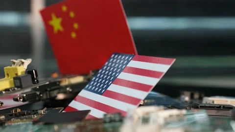 The Chip Crisis, The World's Big Problem 動画素材 219932850