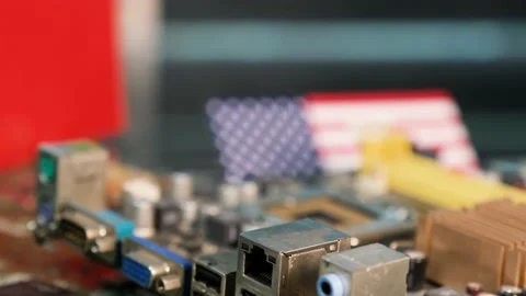 The Chip Crisis, The World's Big Problem 動画素材 219934446