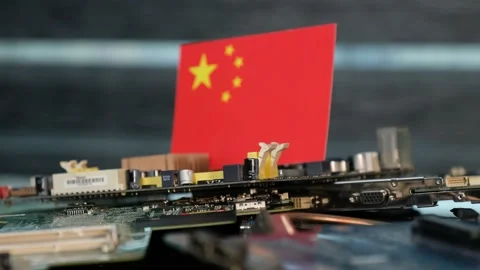 The Chip Crisis, The World's Big Problem Video stock 219942452