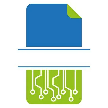 Chip, Data, Data Security, Data Usage, Digital Data, Logo Stock Illustration