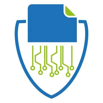 Chip, Data, Data Security, Data Usage, Digital Data, Logo Stock Illustration