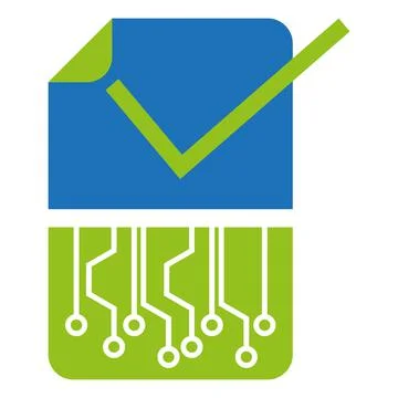 Chip, Data, Data Security, Data Usage, Digital Data, Logo Stock Illustration