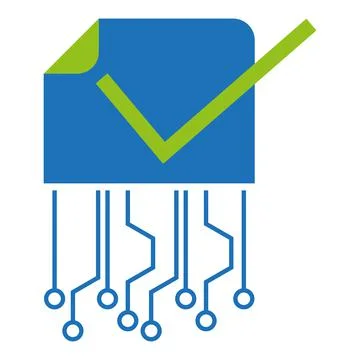 Chip, Data, Data Security, Data Usage, Digital Data, Logo Stock Illustration