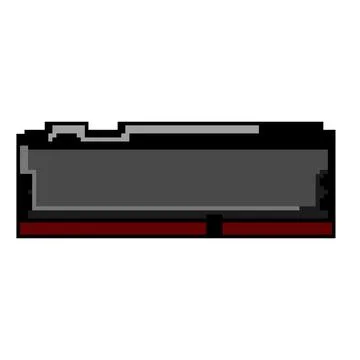 Chip desktop memory game pixel art vector illustration Stock-Illustration