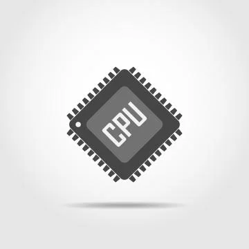 Chip icon. Vector illustration. Stock Illustration