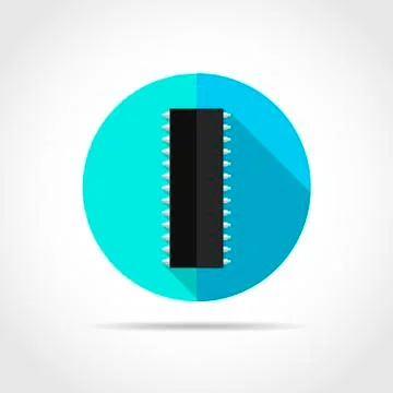 Chip icon. Vector illustration. Stock Illustration