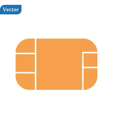 Chip Icon Vector . Lorem Ipsum Illustration design Stock Illustration