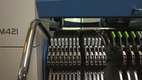 Chip mounting machine Stock Footage 69166514